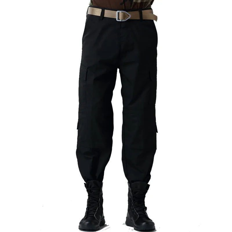 Men's Winter Casual Pants Multi-Pockets Digital Cargo Pants New 2024 Spring Long Trousers For Men
