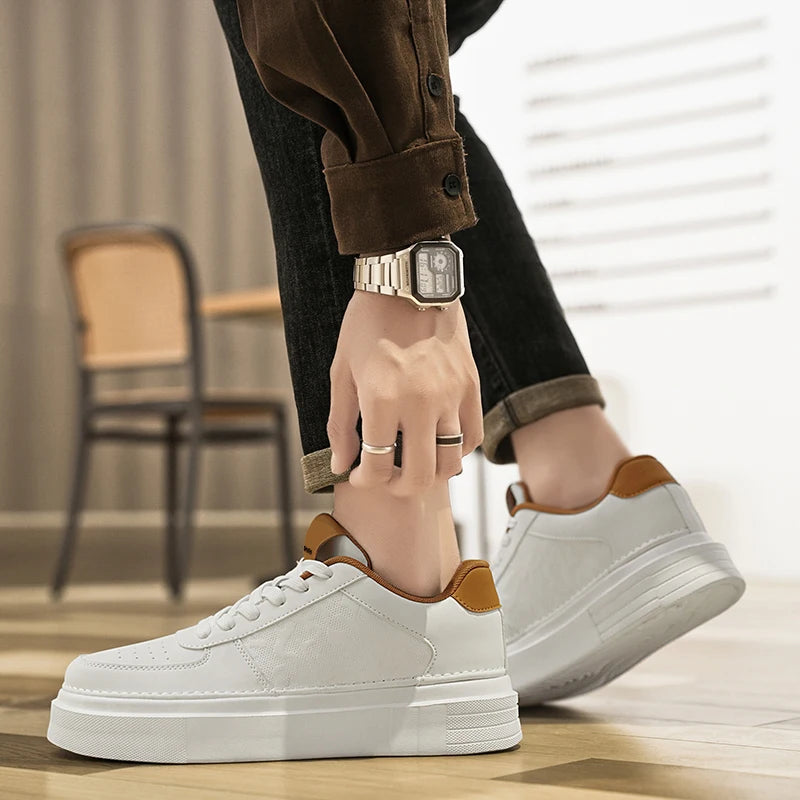 Men's board shoes summer casual fashion new thick sole height increasing light anti slip wear-resistant versatile sports shoes