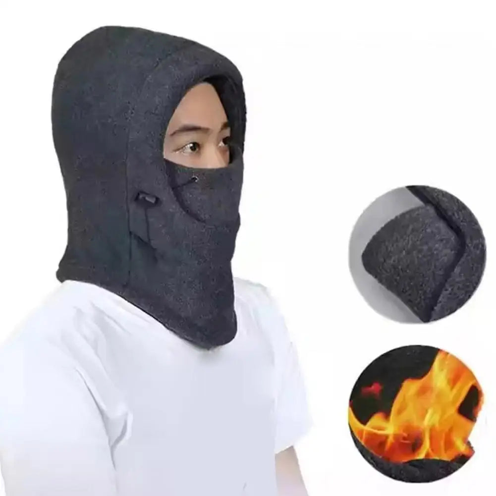 New Fashion Warm Cap Winter Men Women Hats Waterproof Thermal Fleece Balaclava Hat Hooded Neck Warmer Hiking Scarves Hats