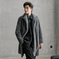 AYUNSUE Top Quality Natural Fur Coat Man Real Mink Jacket for Men 2025 Winter High-end Mink Fur Coats Mid-length Luxury Outwears