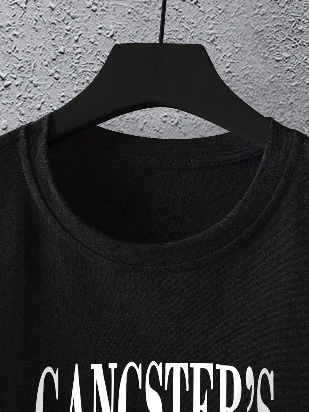 Hot selling new men's portrait pattern polyester hip-hop luxurious breathable round neck T-shirt outdoor street casual top