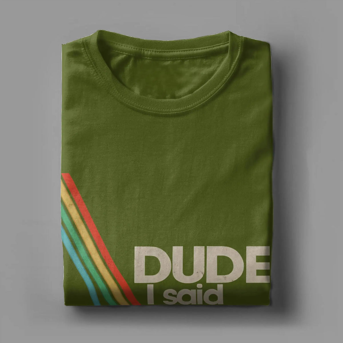 Vintage Arc Raiders Dude I Said Friendly T-Shirt Men Round Neck Short Sleeve Tops  100%Cotton Summer Clothing