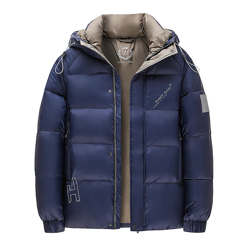 Male Parkas High Quality Casual White Duck Down Parkas Jacket Male Large Size 5XL Men Winter Jacket Men Warm Thick Hooded Coats