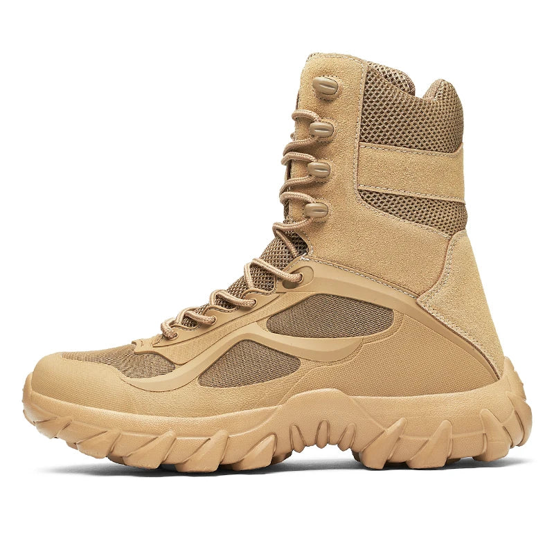 Winter Ankle Boots for Men Desert Hiking Men's Boots Outdoor Platform Original Trekking Shoes Waterproof Non-slip Masculino Bota
