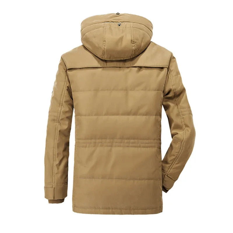 Winter Jacket Men Parkas 7XL Oversized Thicken Male Coat High Quality Fleece Casual Padded Jackets Men Clothing Outwear