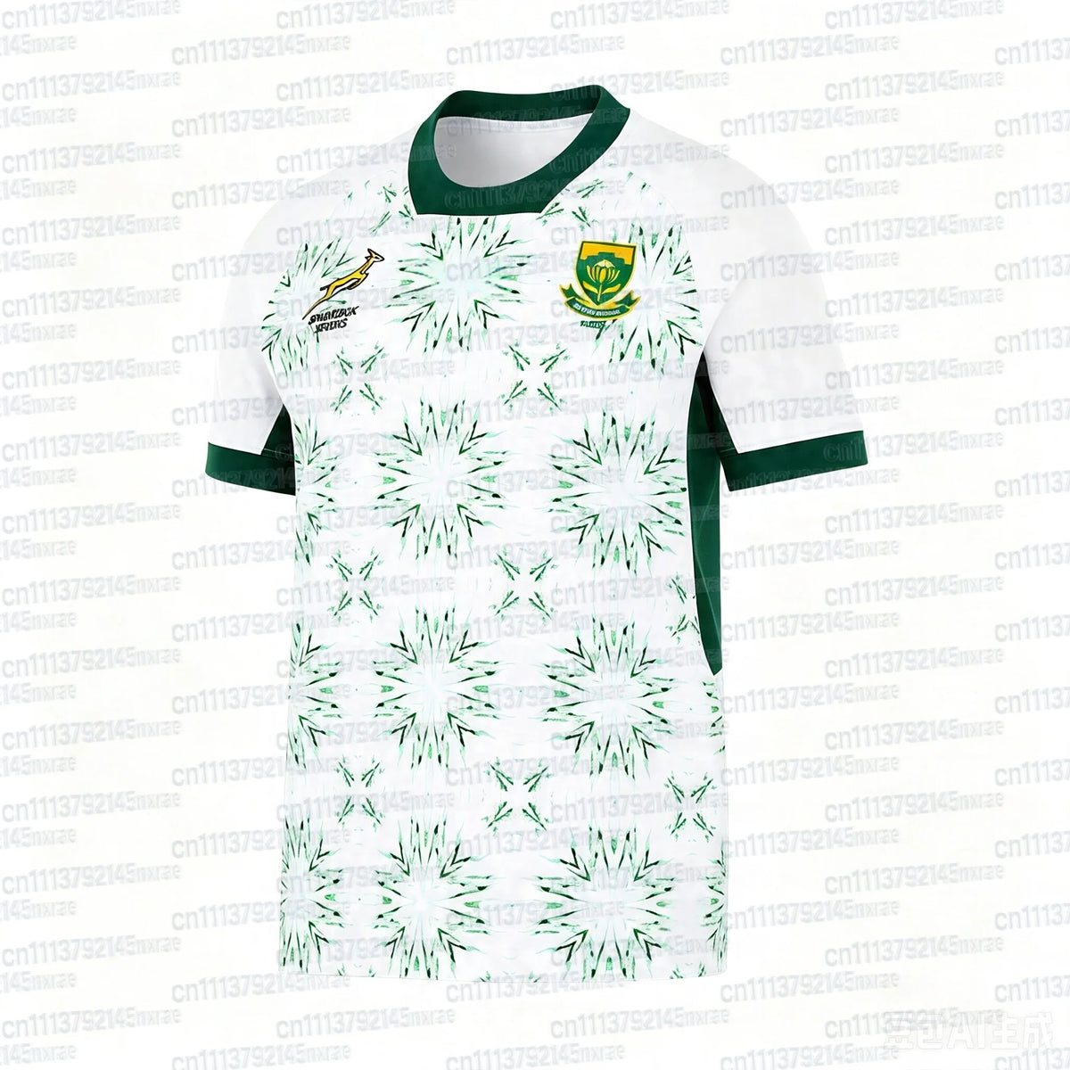 2026 South Africa Springboks Rugby Jersey Summer Oversize T-shirt Breathable Quick Drying Streetwear Clothing FamilyMatching