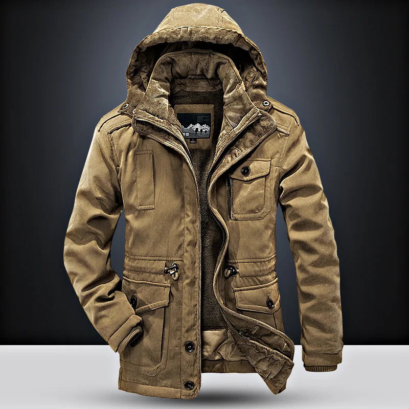 New Parka Men Coats Winter Jacket Men Thicken Hooded Waterproof Outwear Warm Coat Casual Mens Jackets Overcoat Fur Thick coats