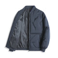 Black Bomber Collar Winter Thickened Men's Jacket Down Cotton Padded Casual Trendy Parkas Versatile Warm Coat