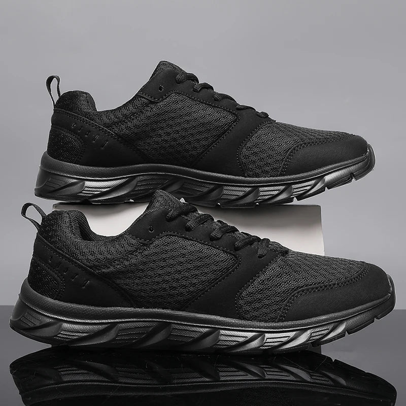 Men Sports Running Shoes Casual Marathon Breathable Lightweight Women's Comfortable Athletic Nonskid Walking Sneakers Outdoors