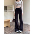 Korean Sweatpants High Waist Fashion Joggers Pantalon Femme Thicked Y2k Wide Leg Pants for Woman Winter  Cargo Pants Women