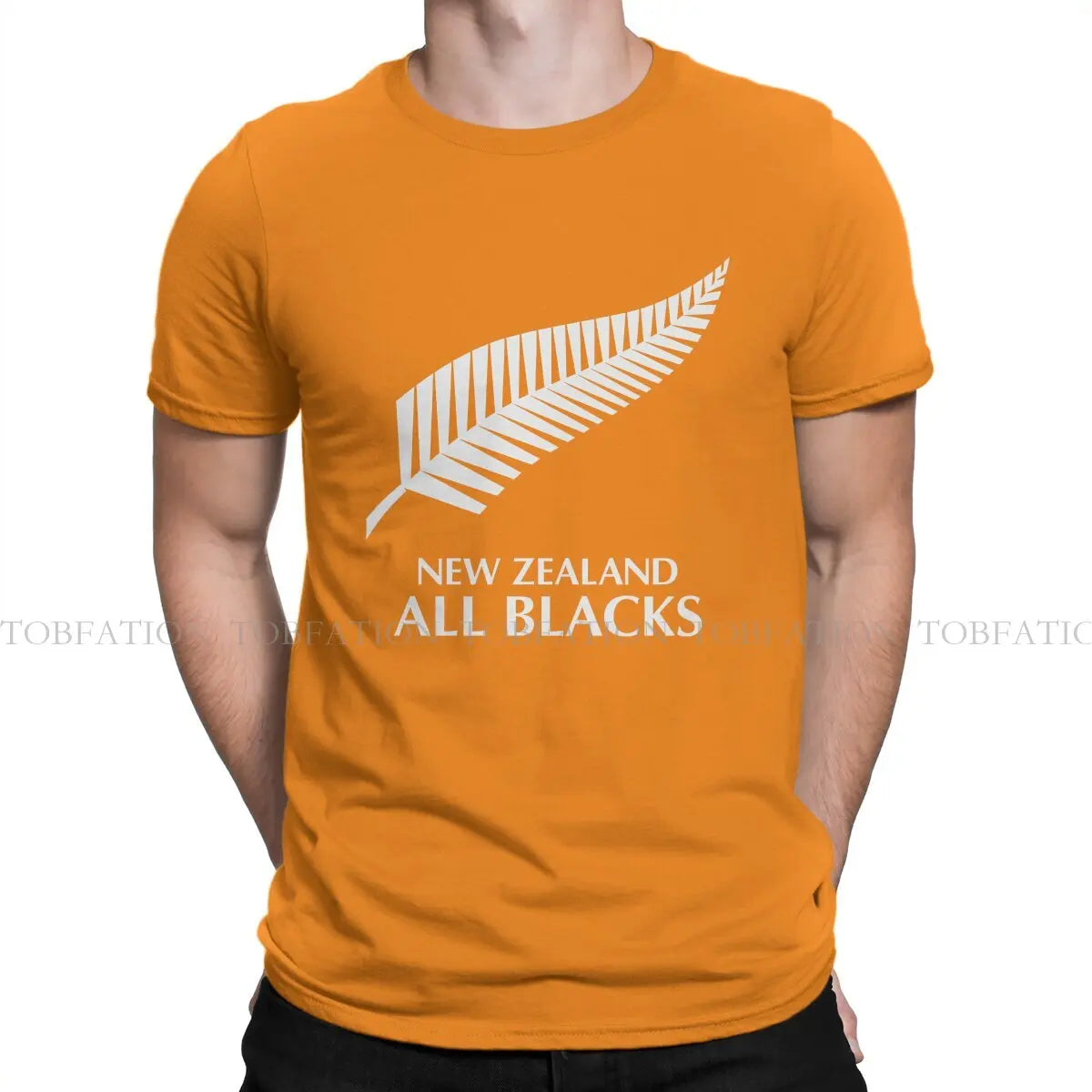 Design Unique TShirt New Zealand All Blacks Top Quality Hip Hop Gift Clothes  T Shirt Short Sleeve