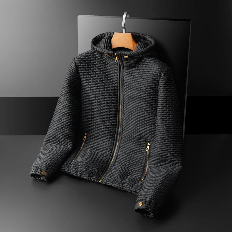 Minglu Autumn Winter Men's Parkas Luxury Solid Color Hooded Casual Male Jackets Fashion Add Padding Man Coats Plus Size 5XL