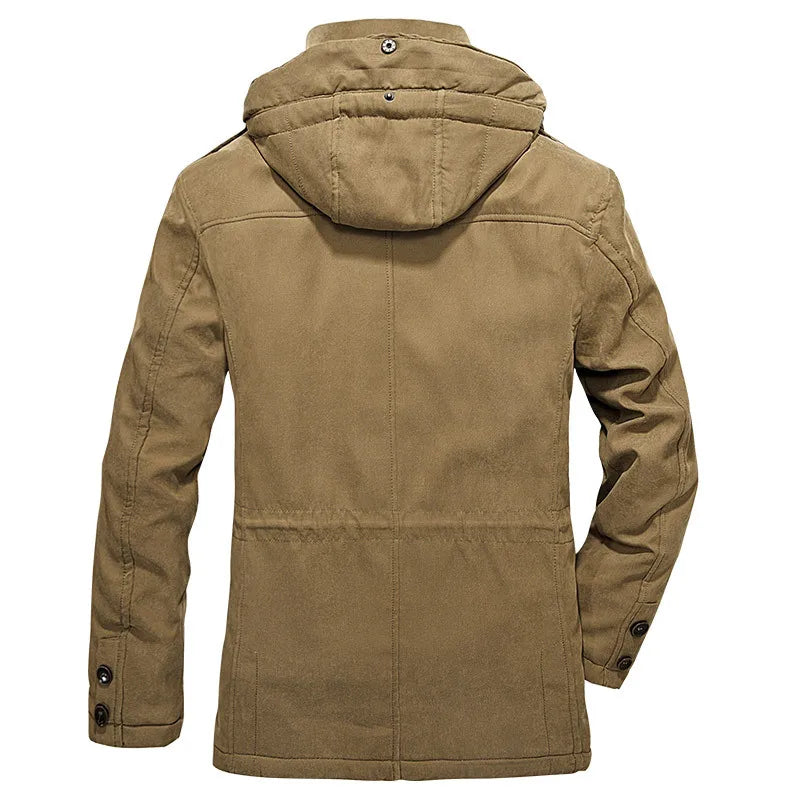 New Parka Men Coats Winter Jacket Men Thicken Hooded Waterproof Outwear Warm Coat Casual Mens Jackets Overcoat Fur Thick coats
