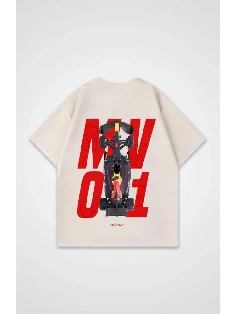 2026 Summer Sportswear Fashion Top-Tier Lewis Hamilton F1 Casual T-Shirt Casual Loose Streetwear