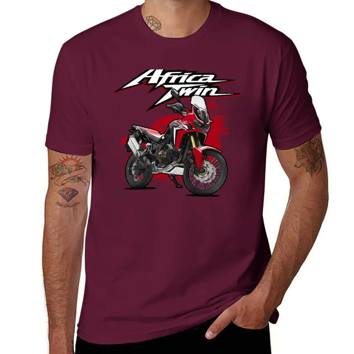 Africa Twin T-Shirt cute clothes for a boy anime clothes Men's clothing