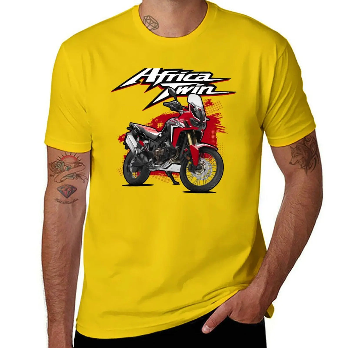 Africa Twin T-Shirt cute clothes for a boy anime clothes Men's clothing