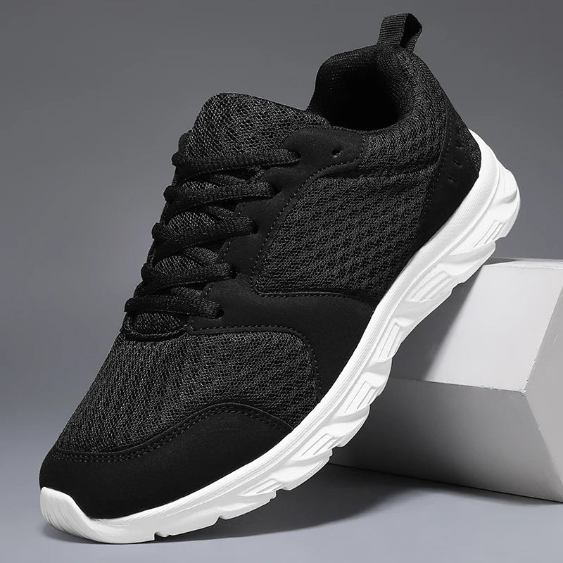 Men Sports Running Shoes Casual Marathon Breathable Lightweight Women's Comfortable Athletic Nonskid Walking Sneakers Outdoors