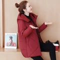 2024 New Winter Women Hooded Jacket Coats Long Parkas Female Down Cotton Overcoat Thick Warm Padded Windproof Casual Windbreaker