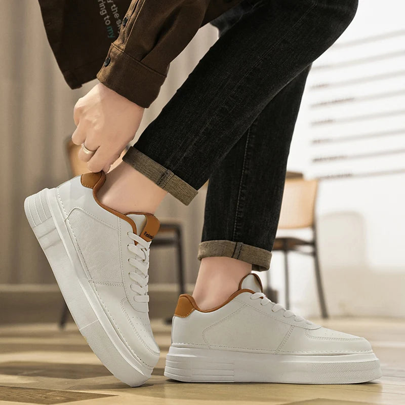 Men's board shoes summer casual fashion new thick sole height increasing light anti slip wear-resistant versatile sports shoes