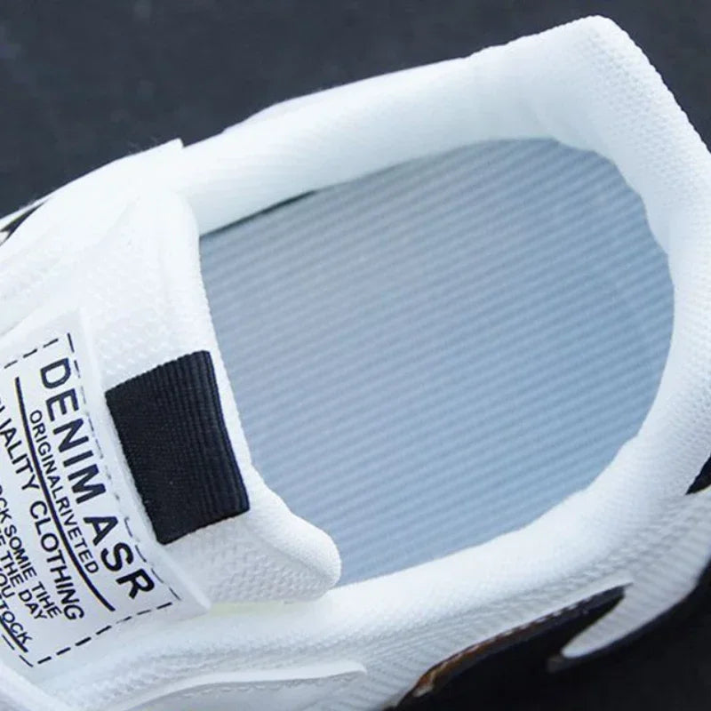Fashion Men's Sneakers Leather Casual Sports Shoes for Men Lightweight Non-slip Tenis Shoes Outdoor Breathable Men Running Shoes