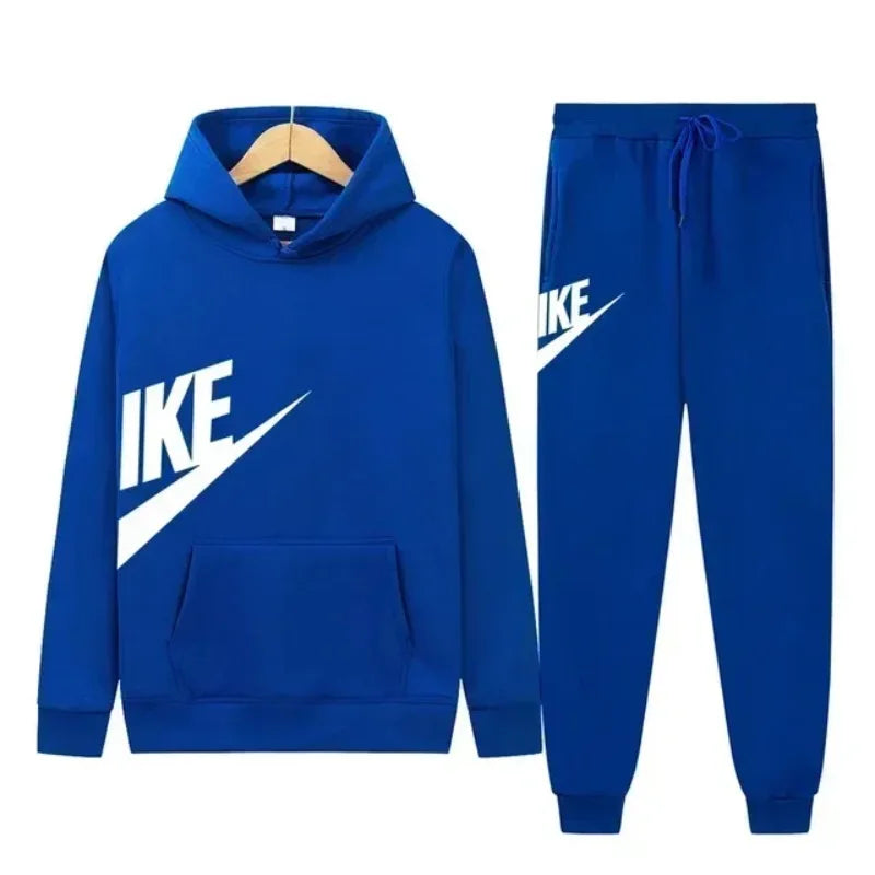 2025 Men's Sport Outfit, fashionable men's and women's casual suit hooded sweatshirt outdoor winter/spring sport hooded sweats