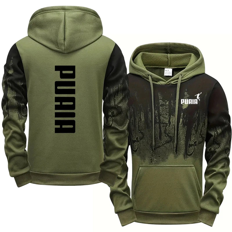 2025 New Arrival Men's Set Hooded Sweatshirts Sweatpants Fall&Winter Daily Casual Sporty Jogger Suit Urban Fashion Hoody Outfits