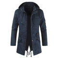 Men Winter Warm Hoody Parkas Mens Fleece Windbreaker Work Clothes Men's Military Tactical Coat Multi Pocket Cargo Bomber Jackets