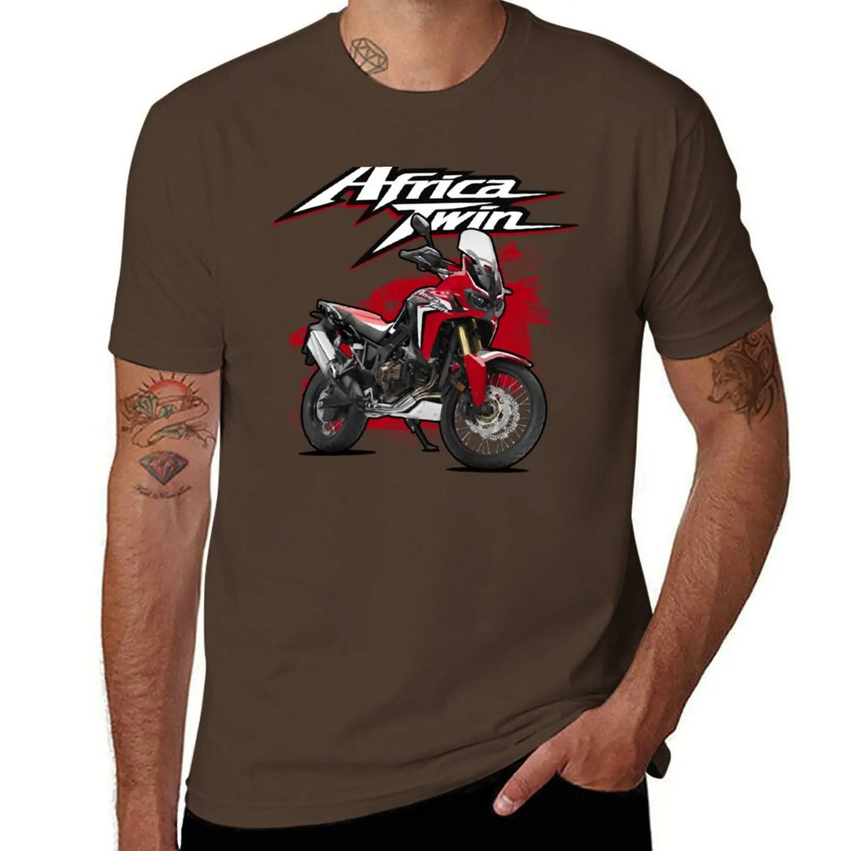 Africa Twin T-Shirt cute clothes for a boy anime clothes Men's clothing