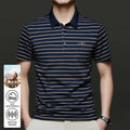 Top Grade Summer Brand Designer Polo Shirts For Men Summer Stripped Luxury Slim Short Sleeve Casual Tops Fashions Men Clothes