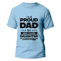 Mens I'm A Proud Dad Shirt Gift From Daughter Funny Fathers Day T Shirt New Design Man Top Short Sleeve Clothes Summer Fashion