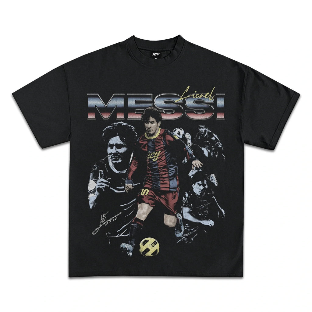 Lionel Messi Barcelona La Liga Soccer Football Graphic T Shirt Unisex Fan Tee
