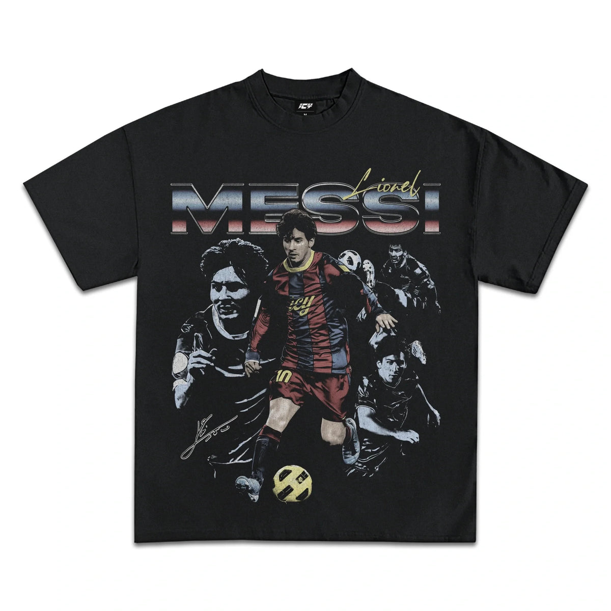Lionel Messi Barcelona La Liga Soccer Football Graphic T Shirt Unisex Fan Tee