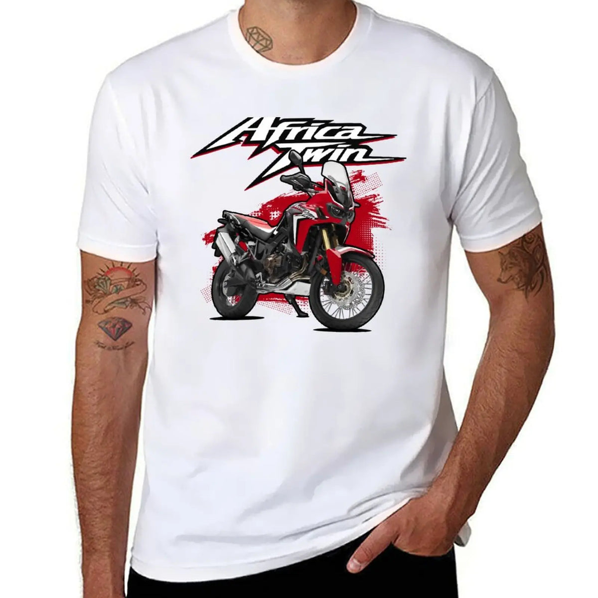 Africa Twin T-Shirt cute clothes for a boy anime clothes Men's clothing