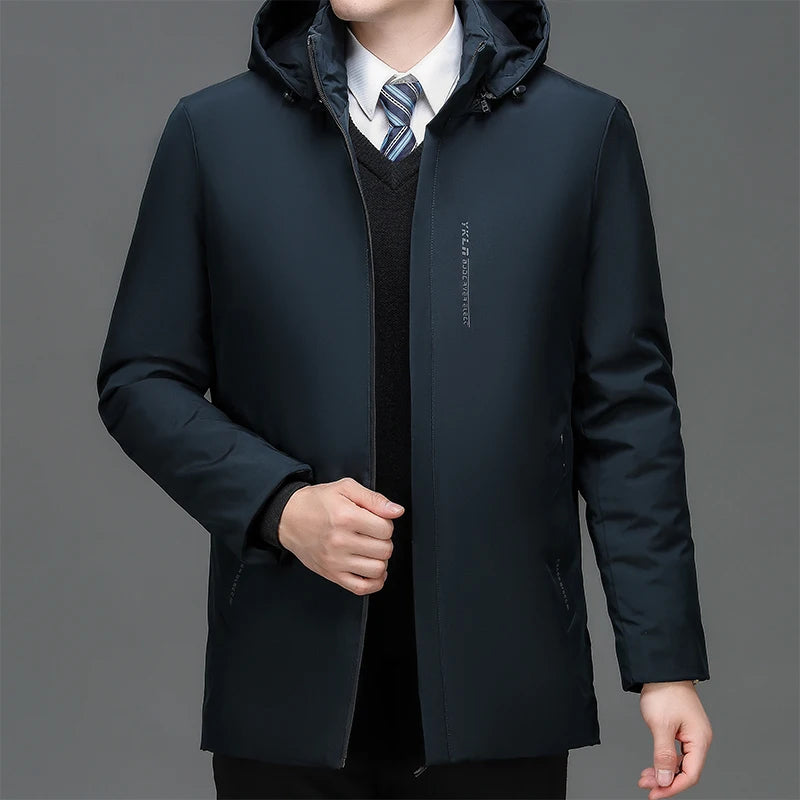 Male Winter Warm Vintage Tactical Autumn Fashion Men Fleece Thick Warm Hooded Military Jacket Windproof Parka New Winter Parka