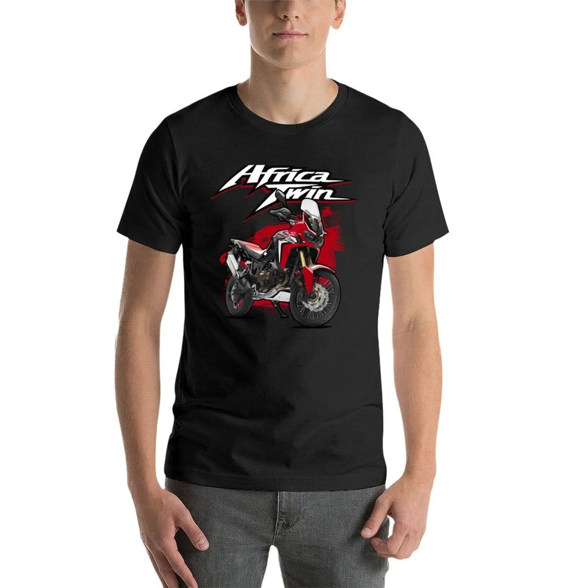 Africa Twin T-Shirt cute clothes for a boy anime clothes Men's clothing