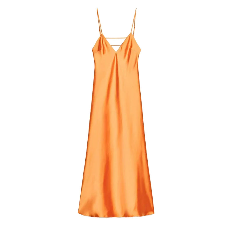 Elegant Yellow Feather Splicing Long Dress Women Chic Satin Strapless High Waist Sleeveless Slim Robe Summer Dinner Party Gowns