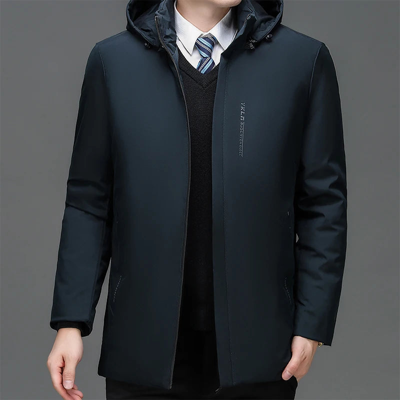 Male Winter Warm Vintage Tactical Autumn Fashion Men Fleece Thick Warm Hooded Military Jacket Windproof Parka New Winter Parka
