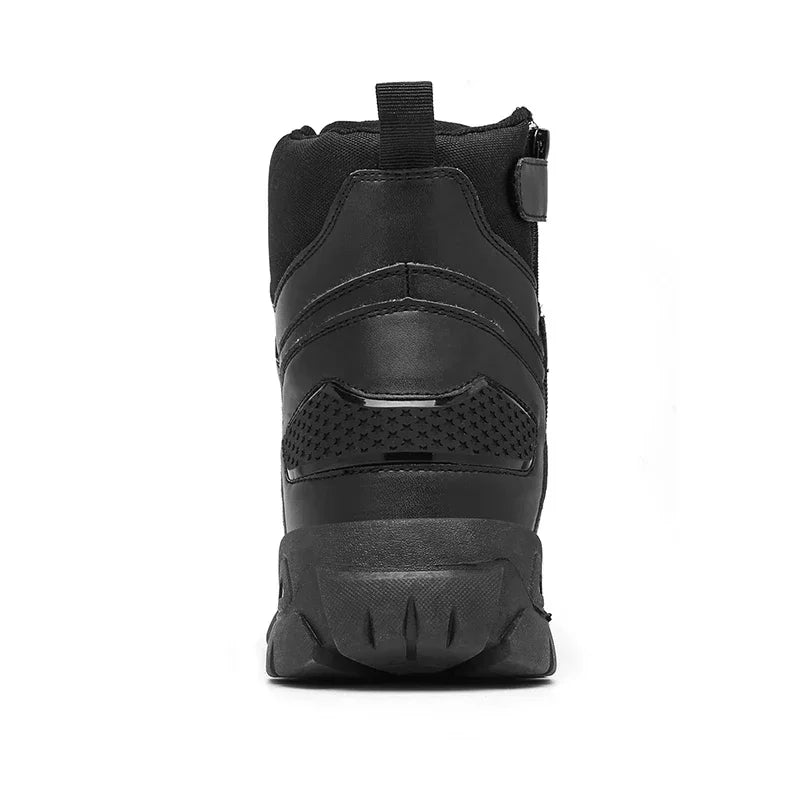New Men Tactical Boots Ankle Waterproof Desert Hunting Hiking Shoe Unisex Lace Up Male Army Boot Brand Motorcycle Climbing Shoes