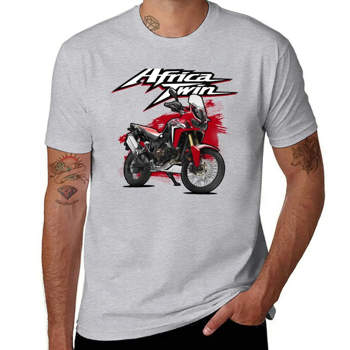 Africa Twin T-Shirt cute clothes for a boy anime clothes Men's clothing