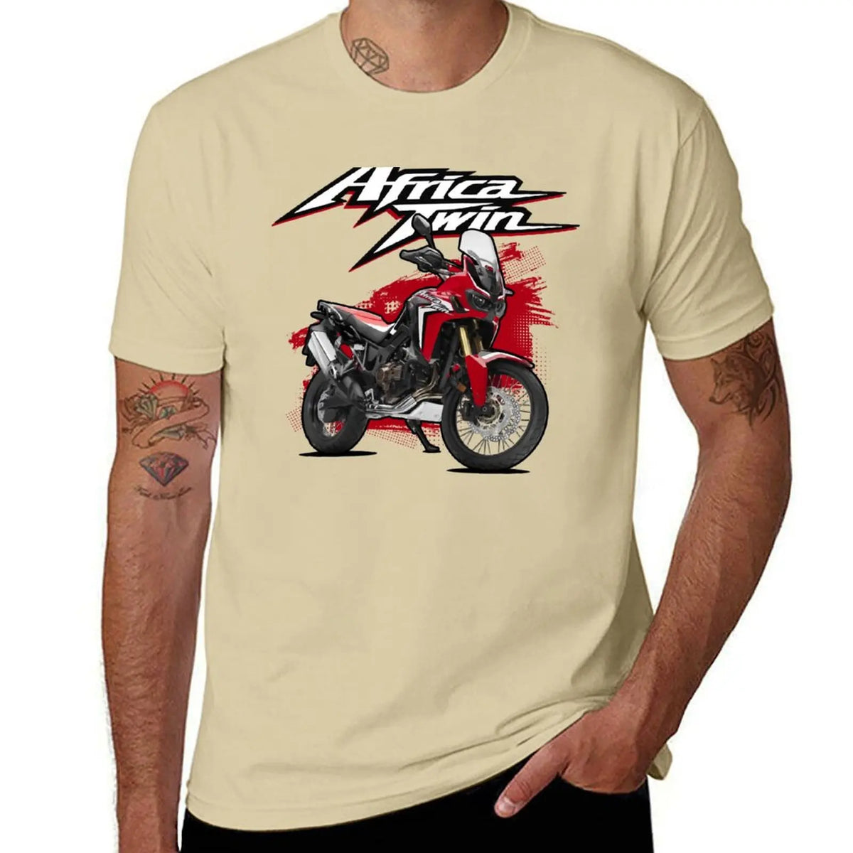 Africa Twin T-Shirt cute clothes for a boy anime clothes Men's clothing