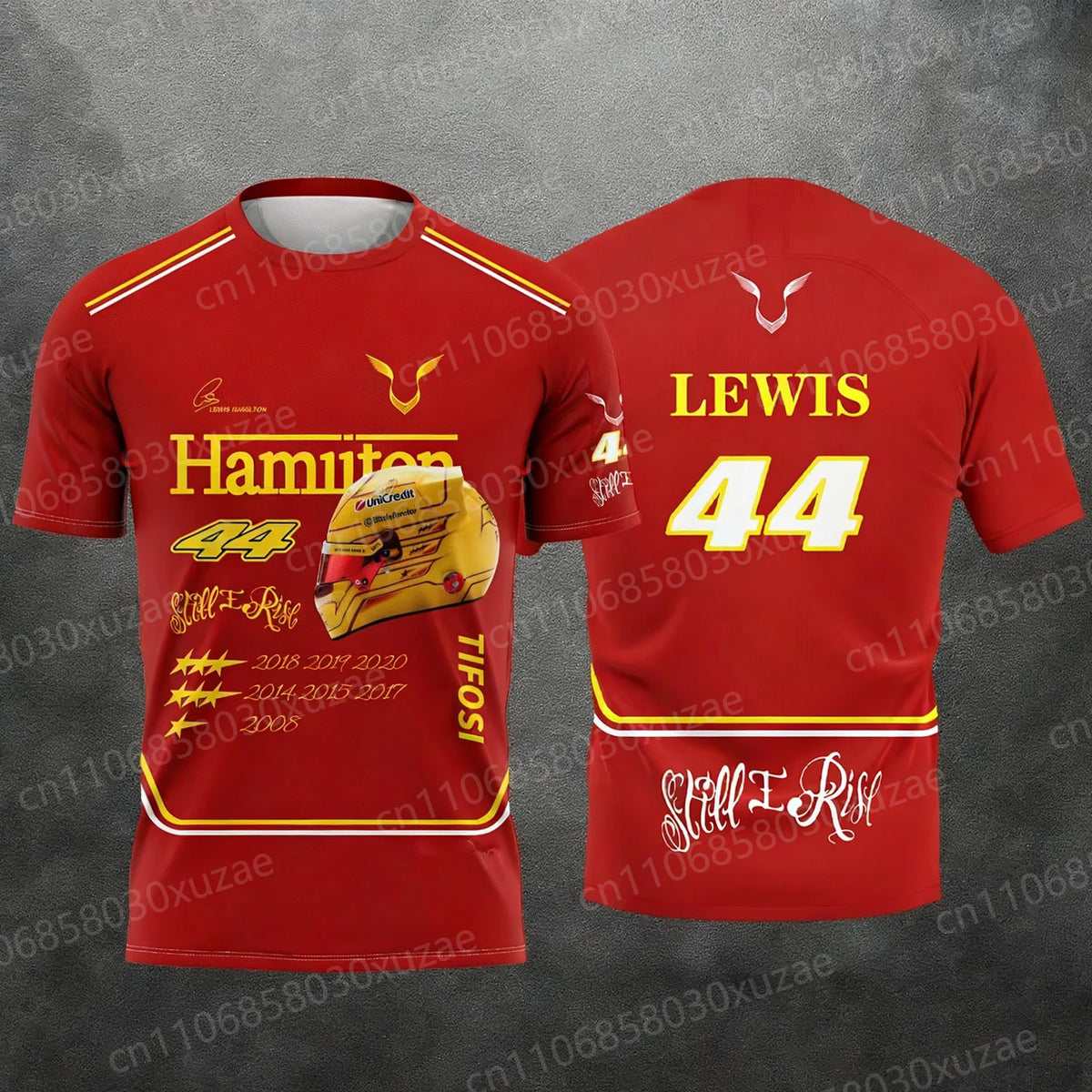 2026 Lewis 44 Hamilton Racing T-Shirt 3D Print Motorsport Graphic Fan Tee Unisex Summer Casual Short Sleeve