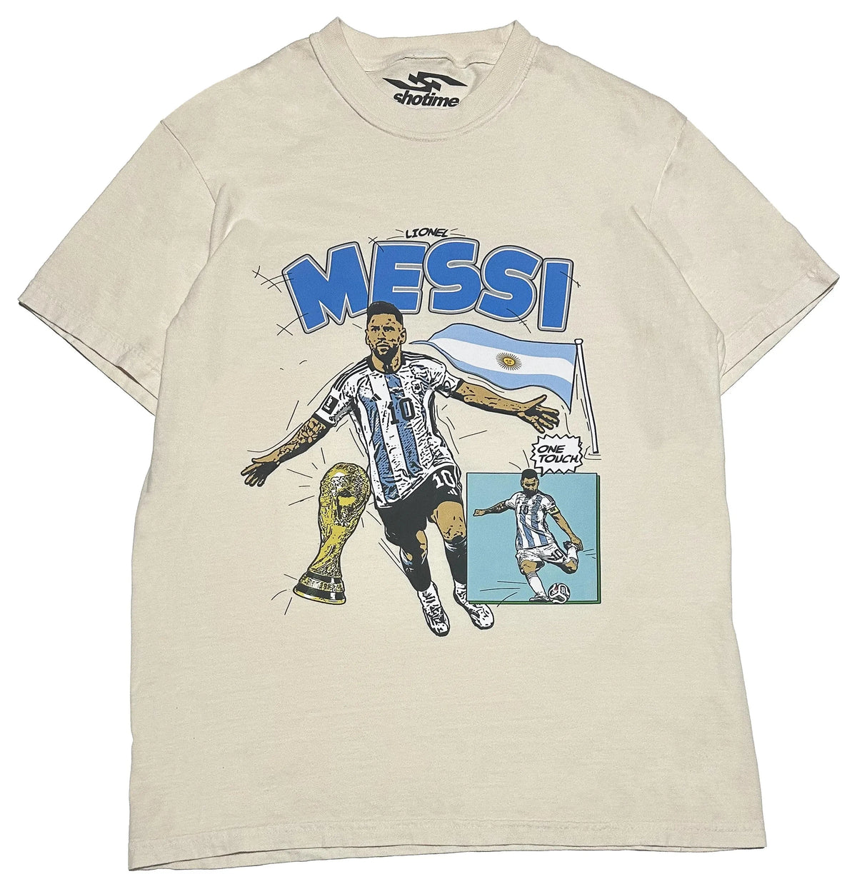 2026 Messi Portrait Graphic Oversized T Shirt Hip Hop Streetwear Unisex Casual Short Sleeve Tee Multiple Colors Option