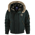 New winter cashmere and thick casual men's padded clothing warm trend coat hooded loose large size padded clothes