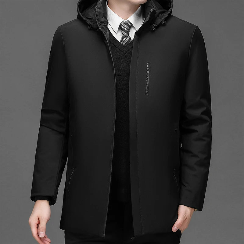 Male Winter Warm Vintage Tactical Autumn Fashion Men Fleece Thick Warm Hooded Military Jacket Windproof Parka New Winter Parka