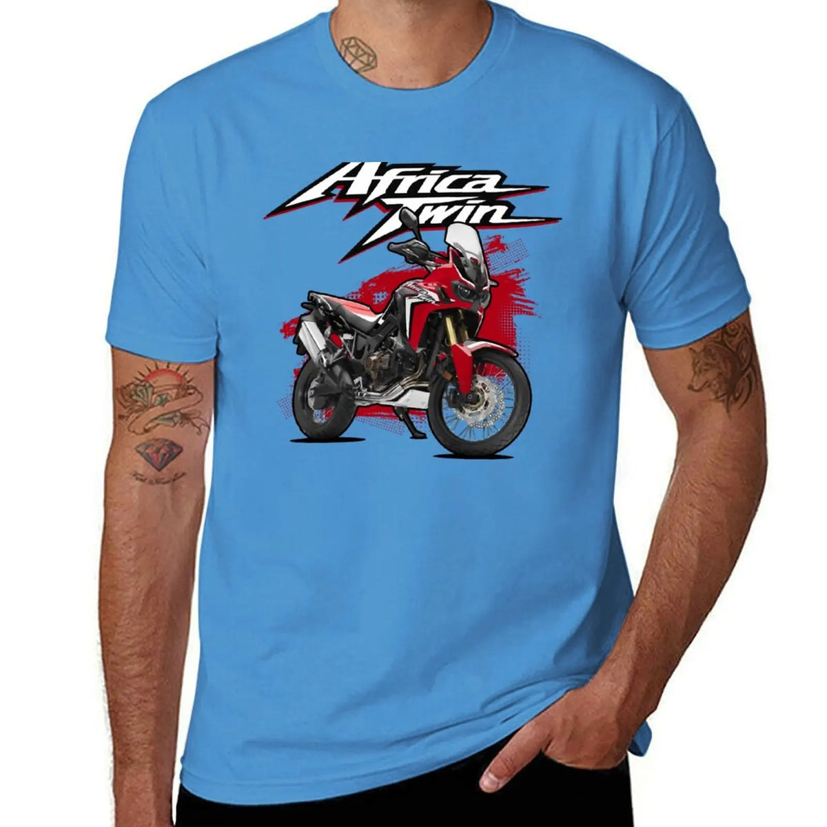 Africa Twin T-Shirt cute clothes for a boy anime clothes Men's clothing