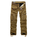 Winter Military Thick Fleece Cargo Pants Men Multi-pockets Baggy Cotton Casual Overalls Army Tactical Long Trousers Plus Size 40