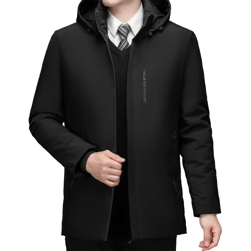 Male Winter Warm Vintage Tactical Autumn Fashion Men Fleece Thick Warm Hooded Military Jacket Windproof Parka New Winter Parka