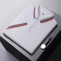 Men's Short Sleeve Polo Shirt Summe Button Classic Fit Casual T-Shirts Oversize Pullover Shirts Man Solid Color Lightweight Tops