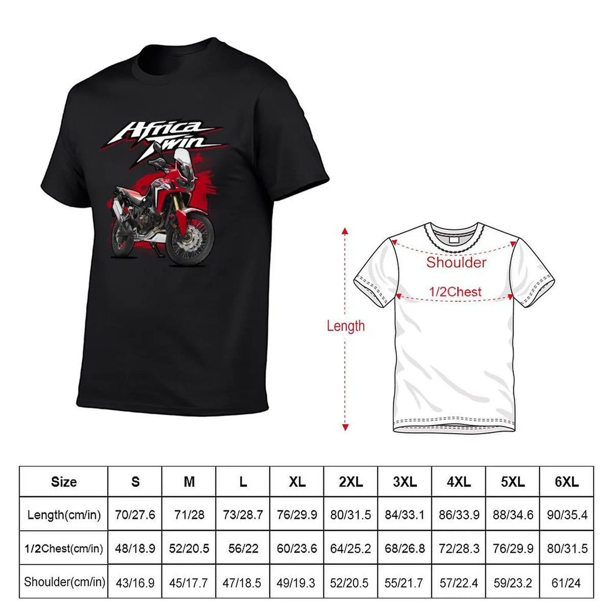 Africa Twin T-Shirt cute clothes for a boy anime clothes Men's clothing