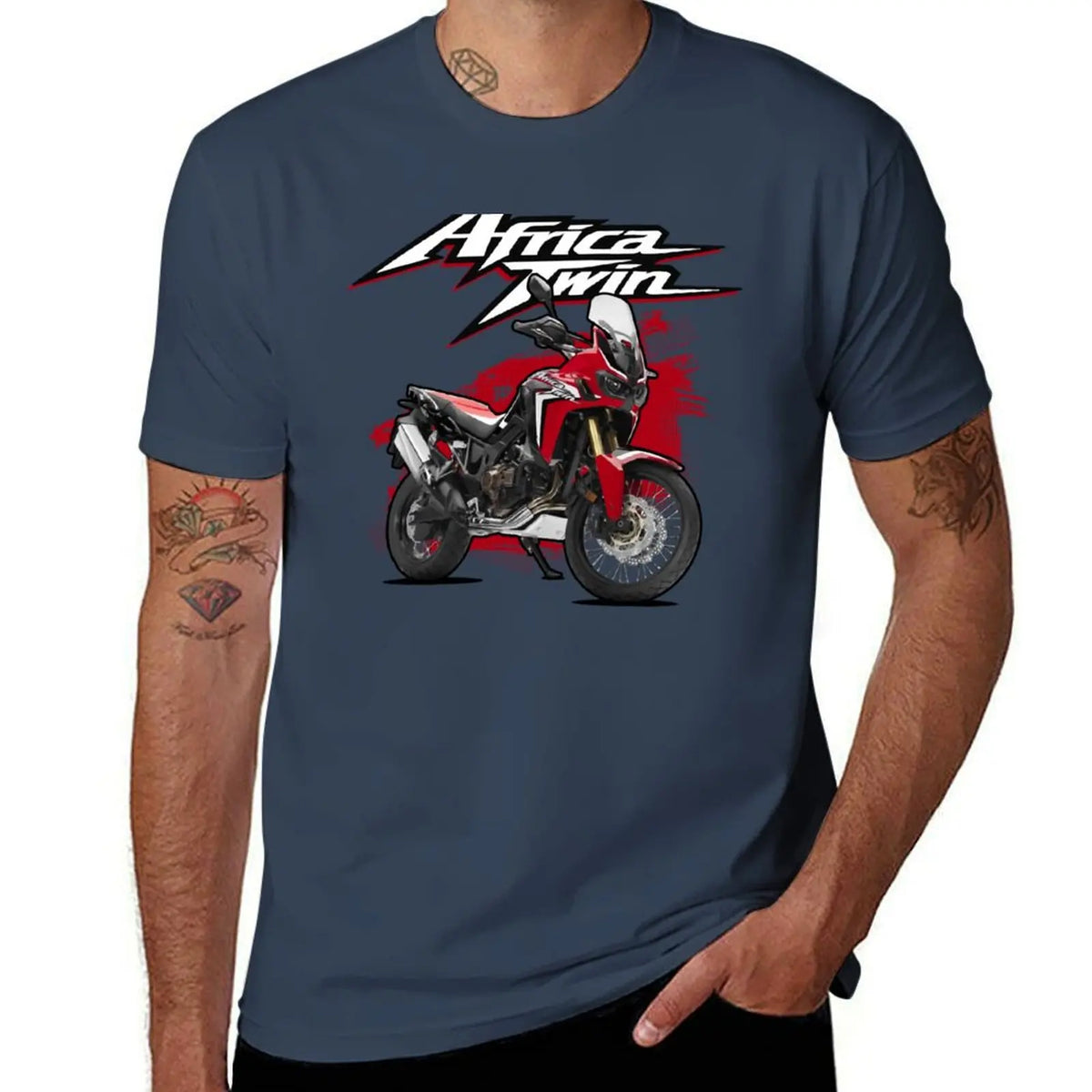 Africa Twin T-Shirt cute clothes for a boy anime clothes Men's clothing